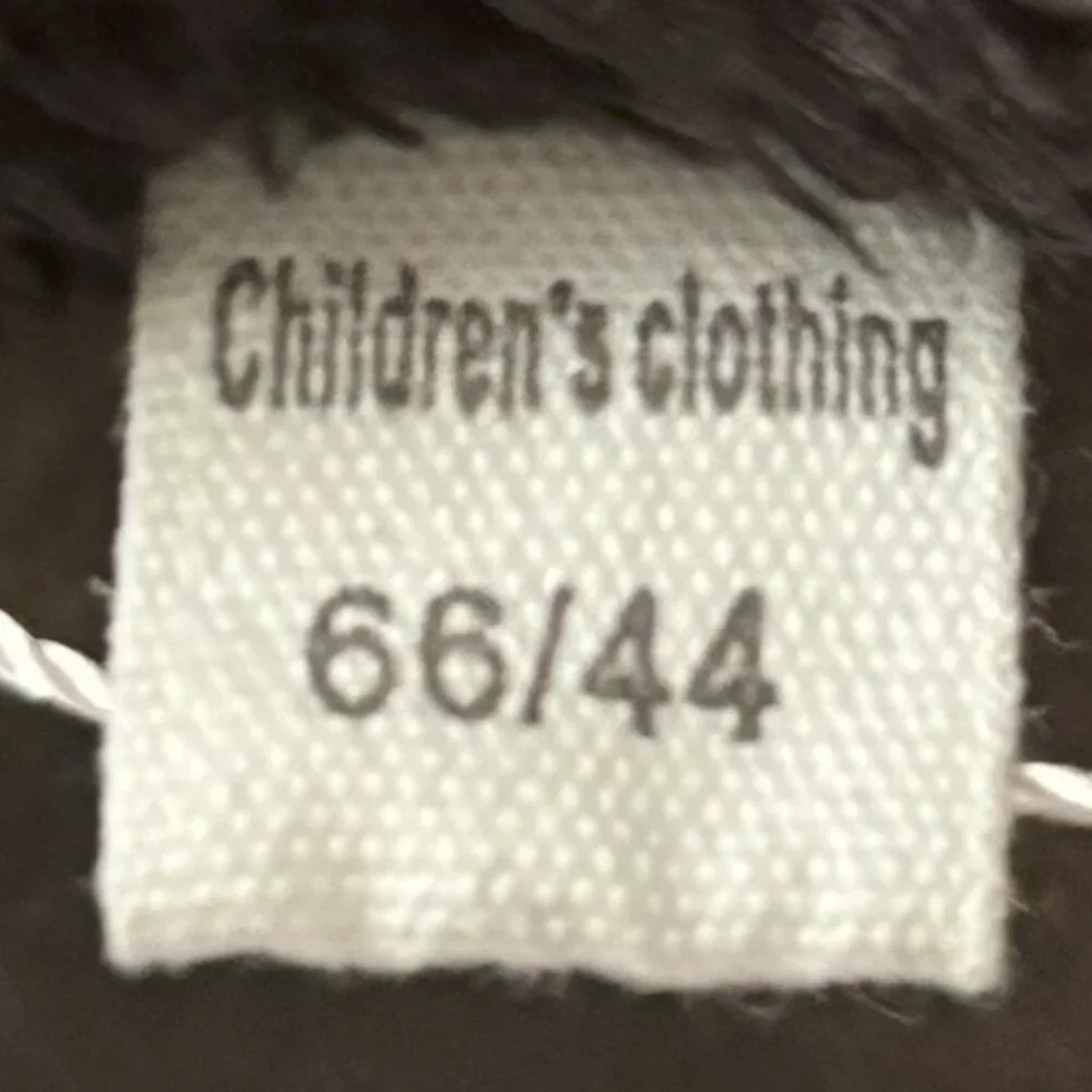 Panda Furry One piece Baby Fuzzy‎ Suit Costume Outfits Hoodies Unisex 66/44 6 mo